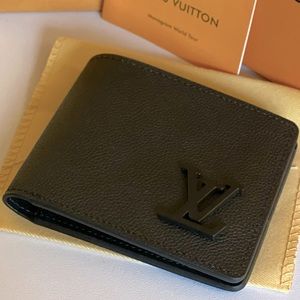 Damier Infini Leather Men Black LV Wallet